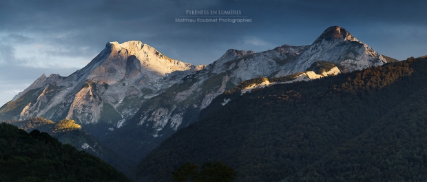 Le Massif de Ger au couchant