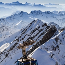 Arrivée au Pic du Midi de Bigorre