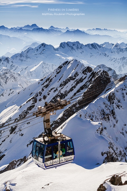 Arrivée au Pic du Midi de Bigorre